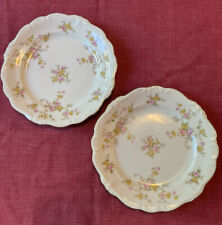 Two Johann Haviland Michele Bread Plates 6” Bavaria Germany Discontinued Vintage picture