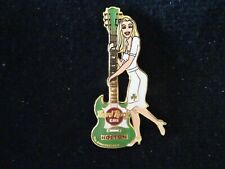 Hard Rock Cafe pin Boston 11th Anniversary Waitress with Shamrock on Apron picture