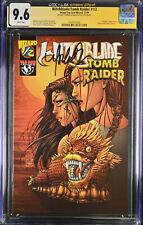 WITCHBLADE TOMB RAIDER 1/2 #1 (1999) - CGC GRADE 9.6 - MICHAEL TURNER SIGNED picture
