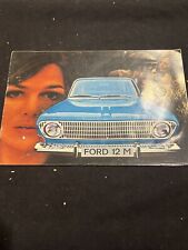 vintage Ford 12 M pamphlet 1969 FD19 picture
