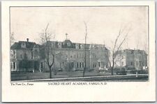 Sacred Heart Academy Fargo North Dakota ND Historical Building Antique Postcard picture