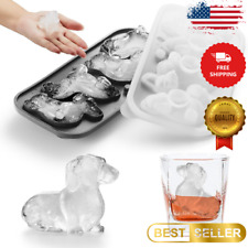 3D Dachshund Dog Ice Cube Mold Fun Shapes, Dachshund Gifts for Women, Cute Large picture