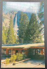 California CA Postcard Yosemite Lodge Base Of Magnificent Yosemite Falls picture