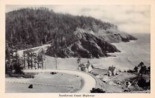 Florence OR Oregon Cape Creek Bridge Pacific Ocean Hwy 101 Vtg Postcard C1 picture