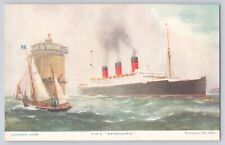 Postcard Steamship Ship RMS Berengaria Cunard Line Antique Unposted picture