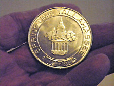 1977 - Springtime Tallahassee & Florida State Seal - Souvenir Coin VINTAGE RARE picture