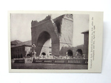 Stanford University Memorial Arch San Francisco Earthquake & Fire Postcard c1906 picture