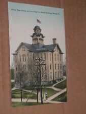 MUNCY PA - 1907-1915 ERA POSTCARD - HIGH SCHOOL NORMAL SCHOOL  HIGH QUALITY VUE2 picture