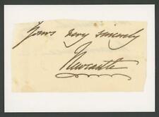 DUKE of NEWCASTLE | Henry Pelham-Clinton autograph cut | 1850's era signed picture