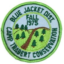 1975 Camp Trabert Blue Jacket Tecumseh Council Patch Boy Scouts BSA Ohio picture