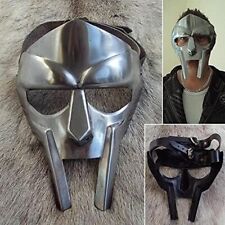 MF Doom Gladiator Mask, Mad-villain, 18g Mild, Steel, Face Armour, Medieval Hand picture