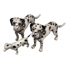 Schleich Dalmatian Dog Figurines 2 Males and 1 Female Puppy Lot of Three 2006 picture