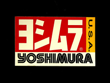 NOS VINTAGE ORIGINAL YOSHIMURA USA STICKER KAWASAKI SUZUKI DUCATI TRIUMPH KTM picture