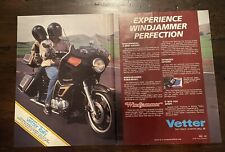 1980 Vetter Windjammer Motorcycle Print Ad picture