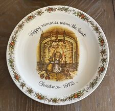 American Greetings HOLLY HOBBIE Display Wall Plate Christmas 1972 USA  picture