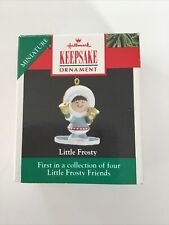 Hallmark Keepsake Miniature Ornament 1990 LITTLE FROSTY (Little Frosty Friends) picture