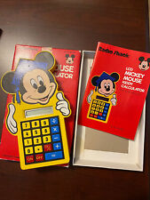 Vintage 80's Disney Mickey Mouse Concept 2000 Calculator  WD-1011 / Tested Works picture