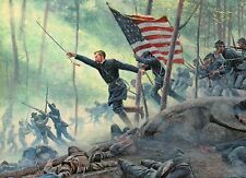 Chamberlain's Charge, 20th Maine, Gettysburg Battle, Military Civil War Postcard picture