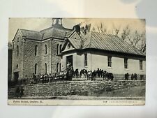 Vintage Grafton Alton IL 1910 Postcard Public School (1A) picture