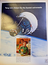 1966 Magazine Advertisement Tang Chosen For The Gemini Astronauts picture