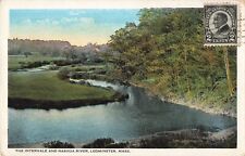 Intervale & Nashua River Leominster Massachusetts MA c1920 Postcard picture