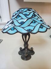 Mosaic/Stained Glass Votive Holder Lamp. Vintage. Really Beautiful. picture