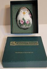 Solid Wood Handpainted Alan Traynor Harmony Kingdom Love Birds Egg picture