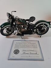Rare Franklin Mint 1936 Harley Davidson Knucklehead Motorcycle picture