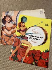 Vintage TOURNAMENT OF ROSES 1949 Program With Mailing Envelope PASADENA picture