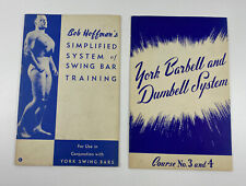 Bob Hoffman's Dumbell + Swing Bar Training Booklets 1943/46 Weight Training picture