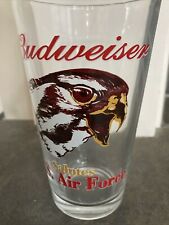 Budweiser Salutes U.S. AIR FORCE 16-ounce Beer Glass picture