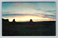 Santa Fe NM-New Mexico, Navajoland, Sunset, Vintage Postcard picture