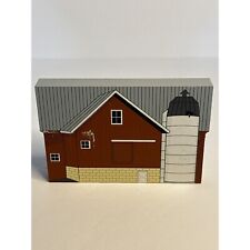 VTG Cats Meow Village 1998 Amish Life Series Miller Barn Wood Shelf Sitter picture