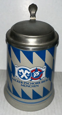 Hacker-Pschorr Nrau Munchen Munich Germany Germany Heavy Beer Stein with Tin Lid picture