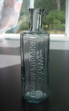 Antique 1870's WATTS NERVOUS ANTIDOTE 12- Sided Quack Medicine Bottle picture