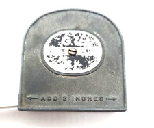 Vintage Metal Pocket TAPE MEASURE picture