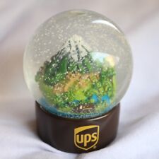 The UPS Store RARE Snow Globe Mountain Scene picture