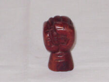 Vintage Hand Carved Solid Wood Fist Sculpture Power Unity Strength 1.75