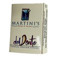 Vintage Martini’s del Dente Matchbook Cover, Kitchener Ontario Advertising picture