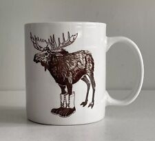 Moose in Maine Boots Mug by Carville Ceramics Lisbon Maine picture