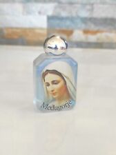 Holy Water Bottle bottle of holy water Glass VIRGIN MARY MEDJUGORJE Gift picture