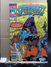 Speedball The Masked Marvel #1 Marvel Sept 1988 VF picture