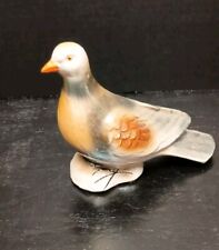 Vintage Luster Iridescent Finish Ceramic Porcelain Pigeon Bird picture