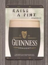 2000 Guinness Raise A Pint Beer Coaster-b0001 picture