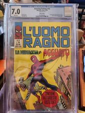 Amazing Fantasy #15 CGC 7.0 White Pages 1970 Italian Edition Foreign Key HTF picture