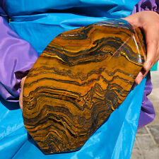 7920g TOP Rare Natural Beautiful Tiger Eye Mineral Crystal Specimen Healing 942 picture