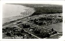 International Peace Arch, Aerial View, Blaine, Washington WA RPPC Postcard picture