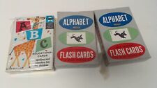 1959 ED-U-Cards Spelling Counting & 2 1962 Whitman Alphabet Flash Cards 1 sealed picture