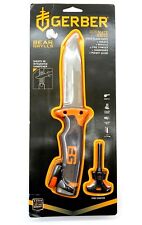 New GERBER BEAR GRYLLS Fixed Blade Ultimate Knife w/ Sheath, Stone, Fire Starter picture