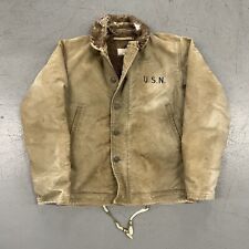 Vintage 1940s WW2 USN N1 Deck Jacket Size 36 Flaws picture